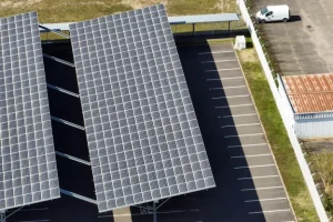 aerial view of solar panels installed over parking 2022 06 27 16 06 28 utc